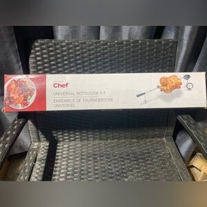 NEW Master Chef Universal Rotisserie Kit